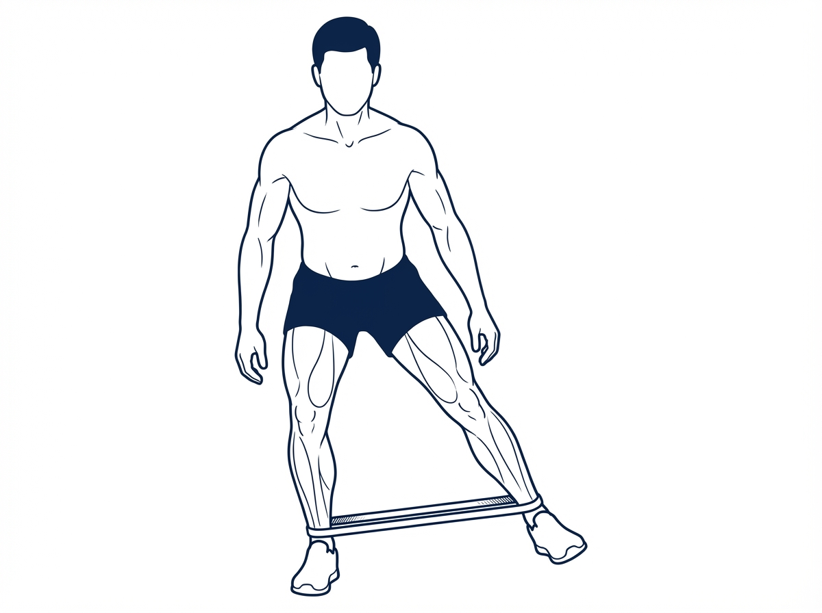 Caminata Lateral con Banda